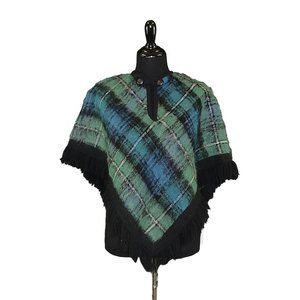 Vintage Scotch House Mohair Poncho